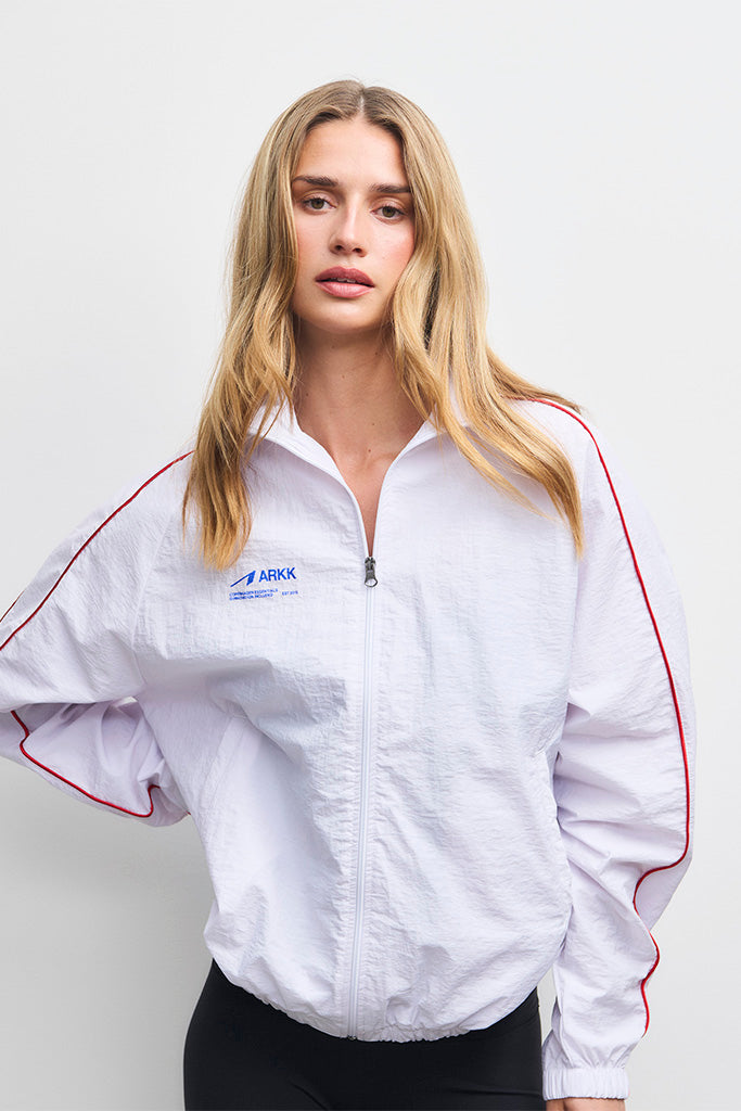 ARKK Apparel ARKK CPH Track Jacket | Off White Cherry Solid Blue Track Jacket